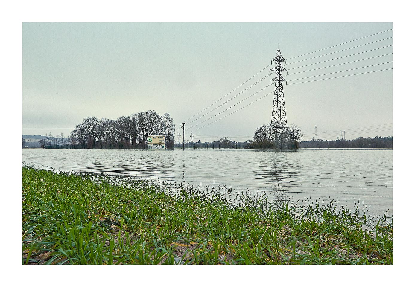 Crue de Seine – Entre Mezieres et Gargenville