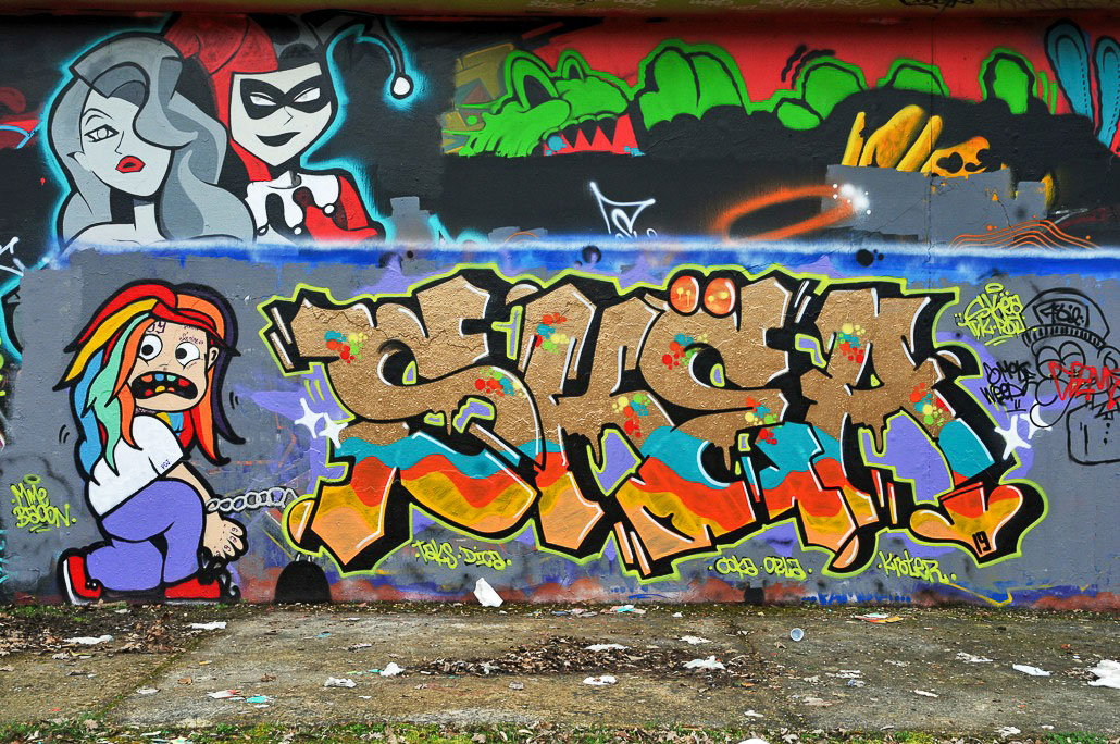 Graff Park – Tags à Mantes la Ville